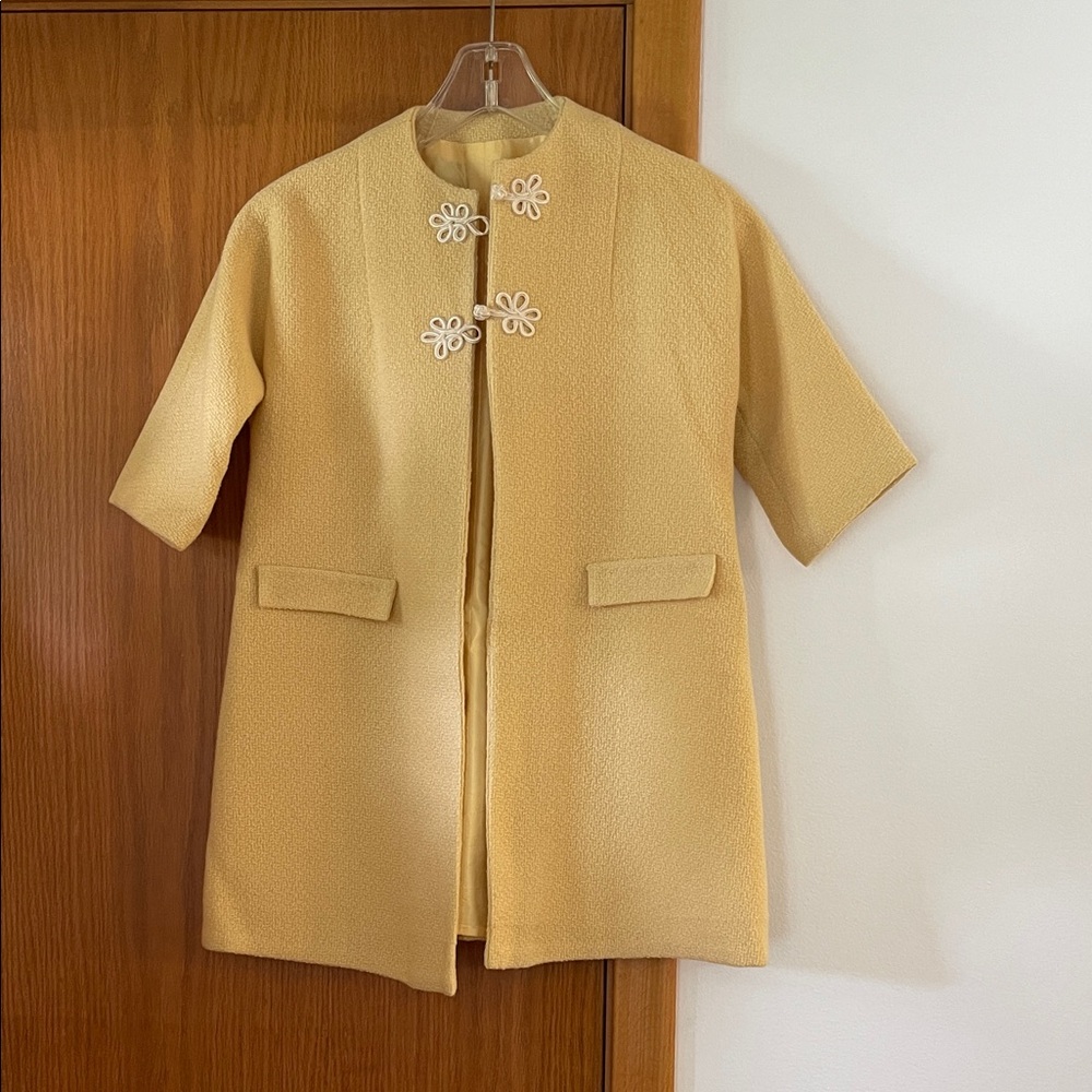 Source Unknown Sunny Yellow Kids Cape Coat